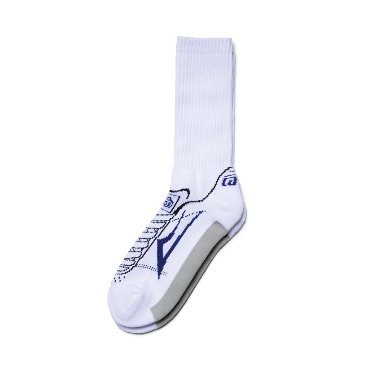 Lakai socks Manchester crew white