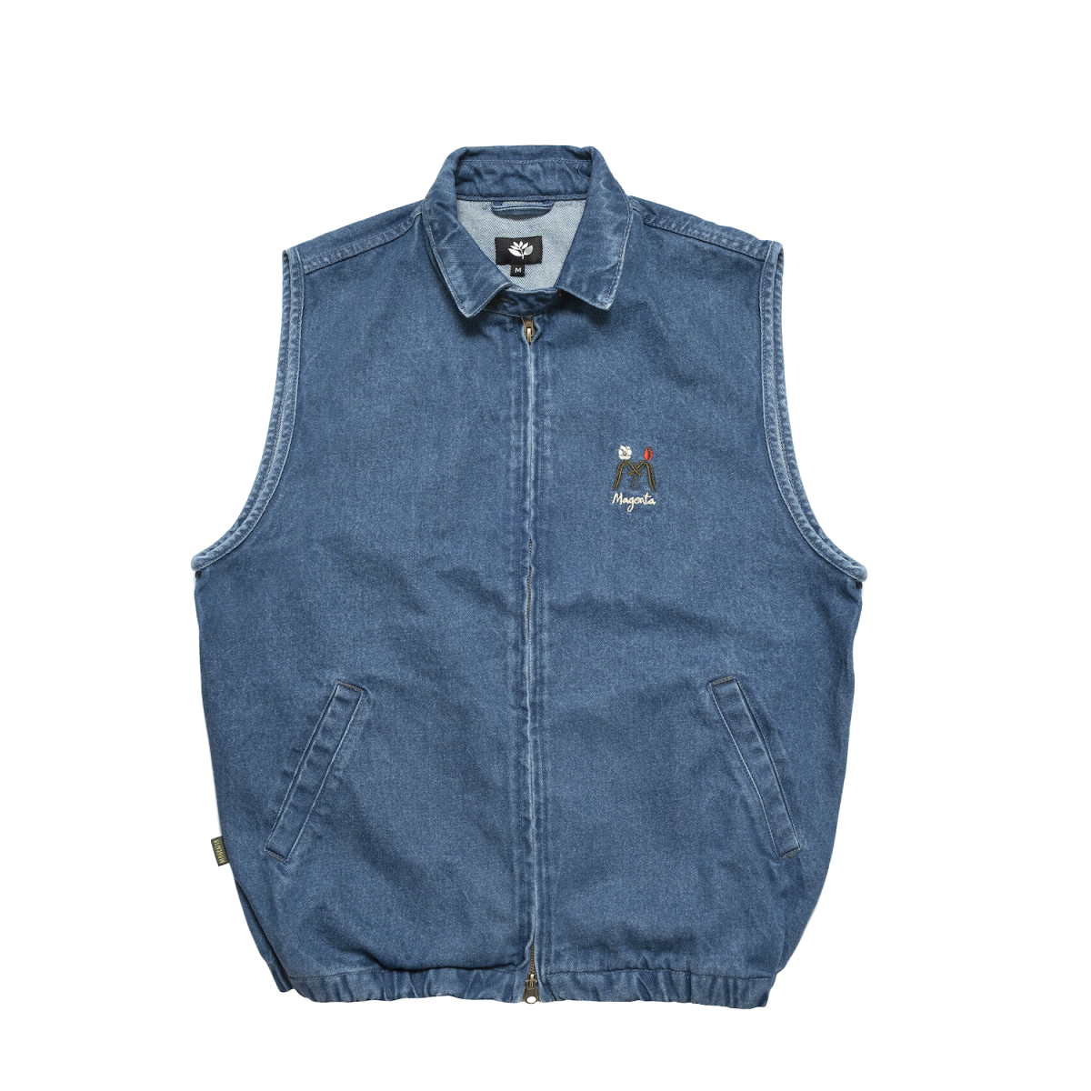 Magenta jacket Lover Vest light blue