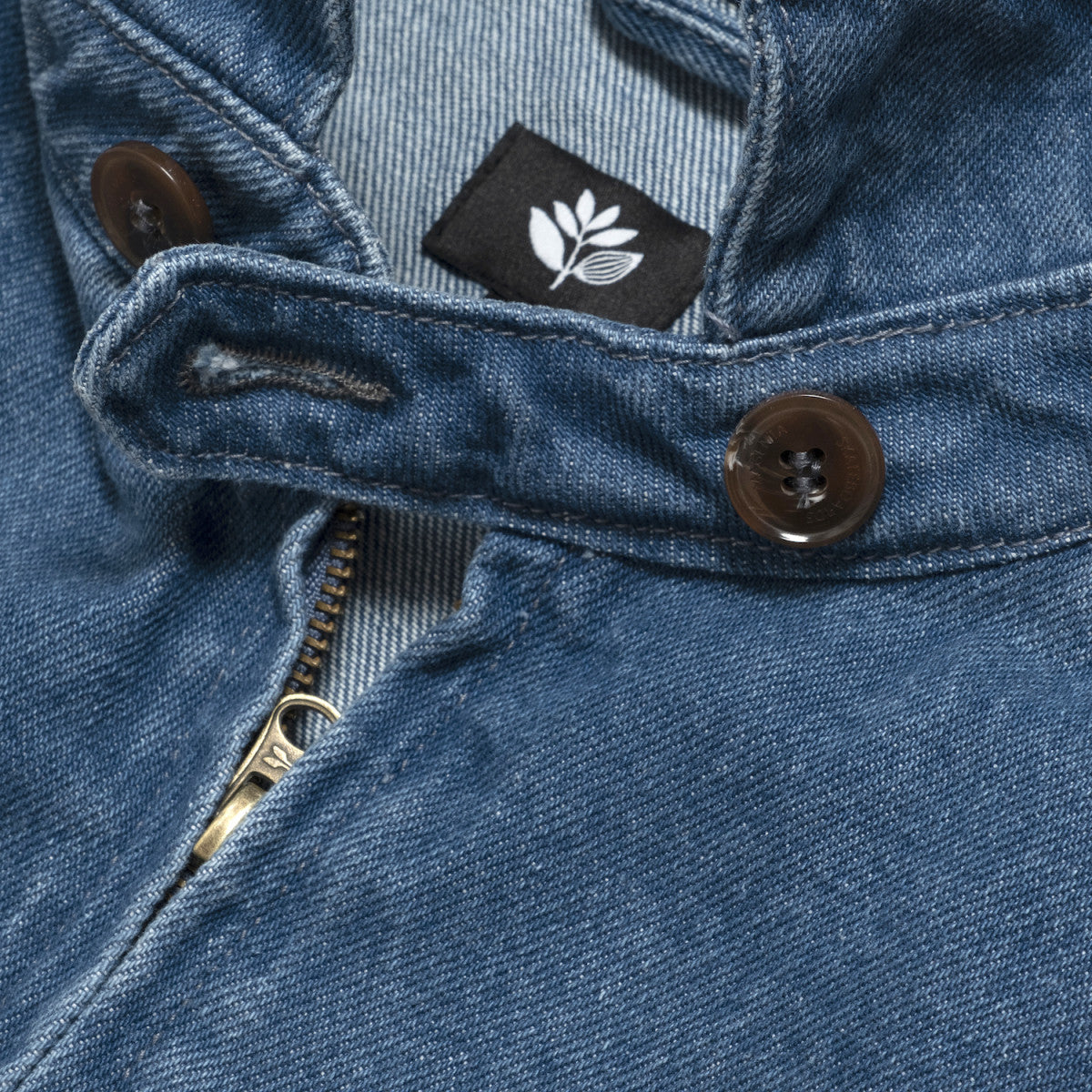 Magenta jacket Lover Vest light blue