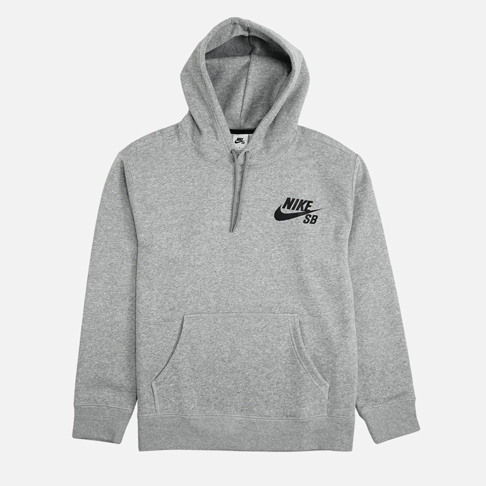 Nike SB hoodie Icon dark grey heather black