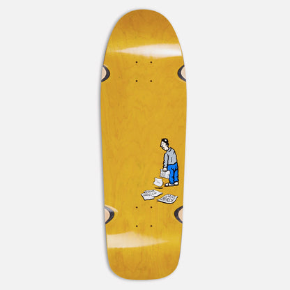 Polar Skate Co Dane Brady deck News Paper shape Dane 1