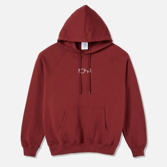 Polar hoodie Default rich red