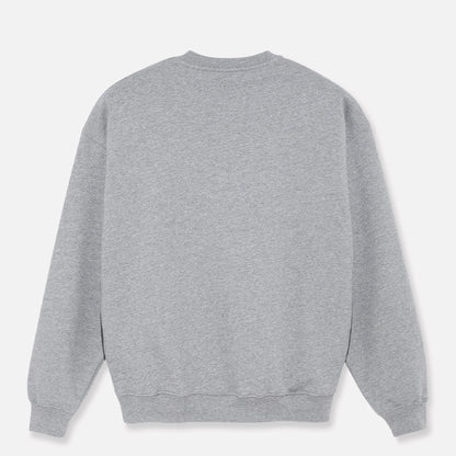 Polar Skate Co  Ornament Logo crewneck heather grey