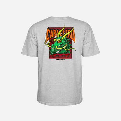 Powell-Peralta Cab Street Dragon tee gray