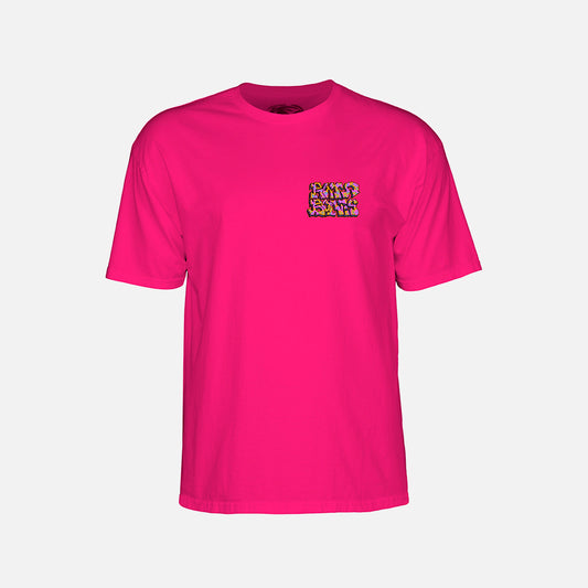 Powell-Peralta Rat Bones Graffiti tee hot pink