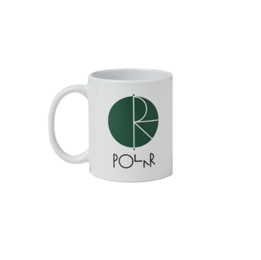 Polar mug Fill Logo white green