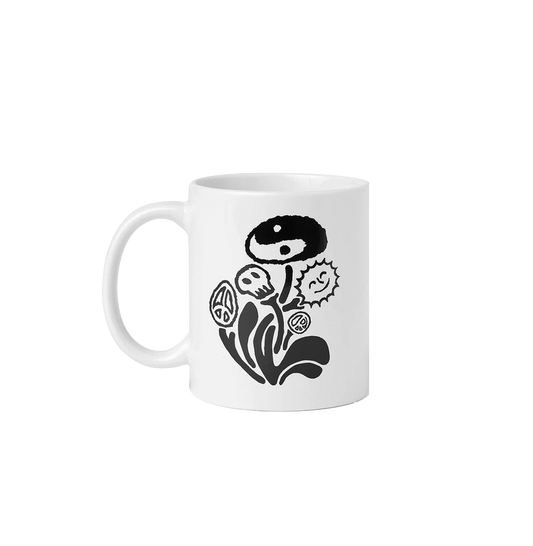 Polar Trippin' mug white black