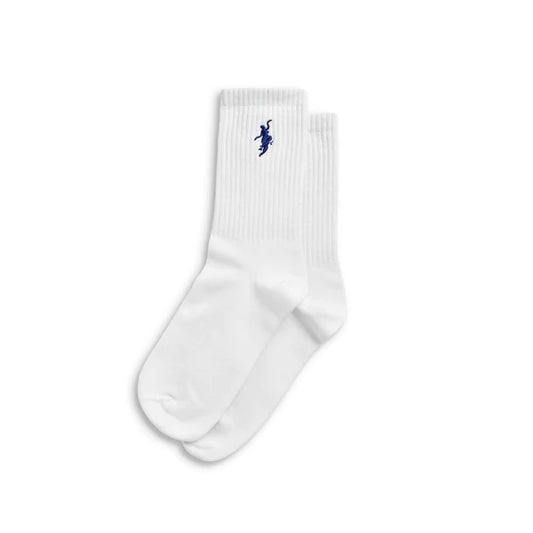 Polar Skate Co No Comply socks white blue