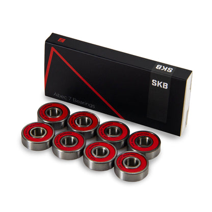 SKB bearings abec 7 silver red
