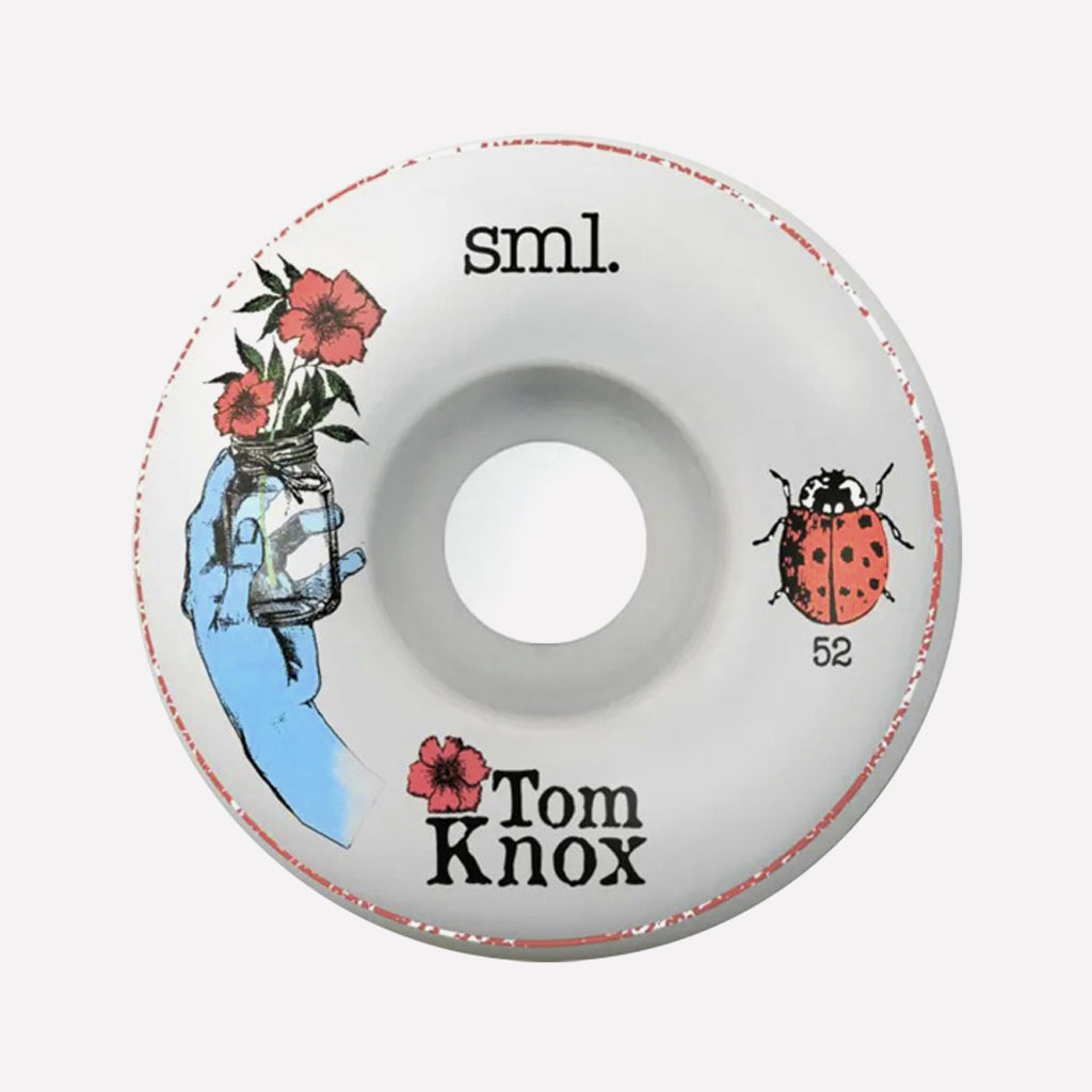 Small wheels Tom Knox Lucidity Serie 99A 52mm white