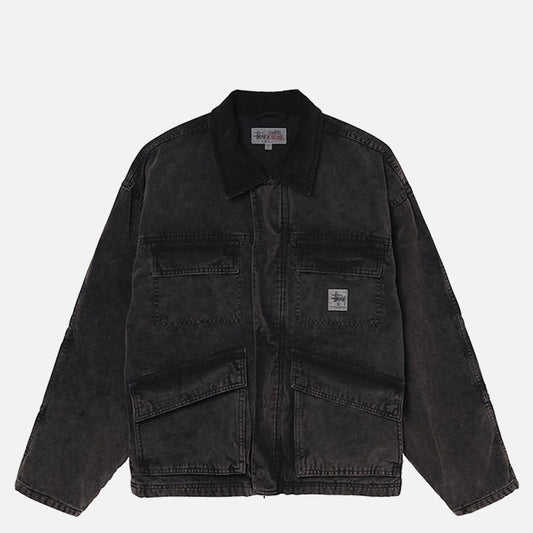 Stüssy Washed Canvas jacket black