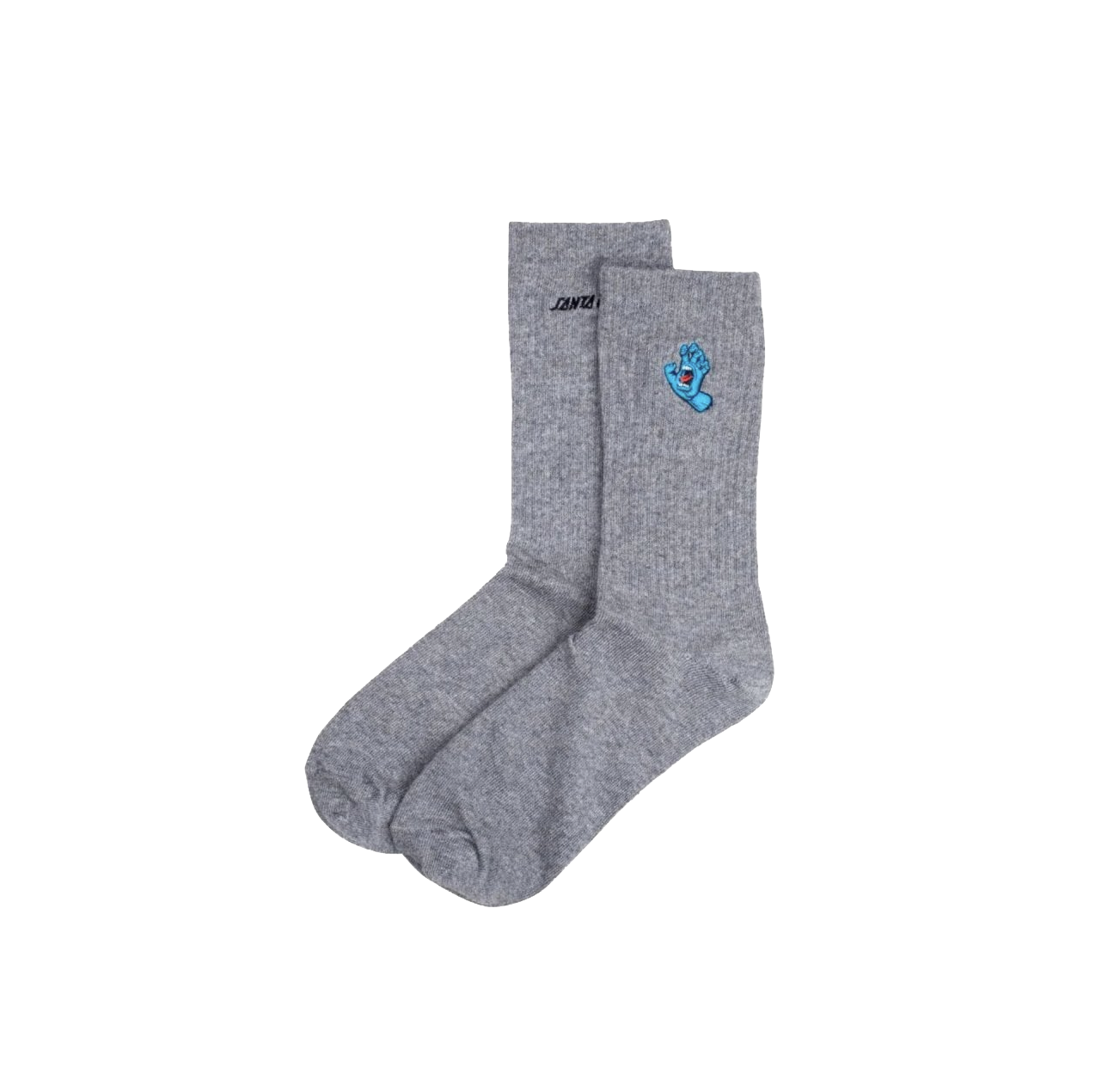 Santa Cruz Mini Hand socks heather grey