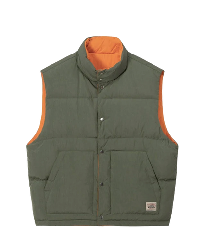 Stüssy Reversible Down Workgear Vest jacket olive – zeropolis