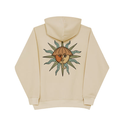 Hélas hoodie Tarot beige