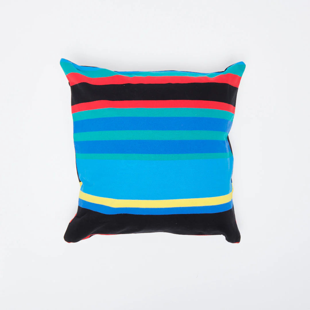 Tired Stripe Pillow multicolor