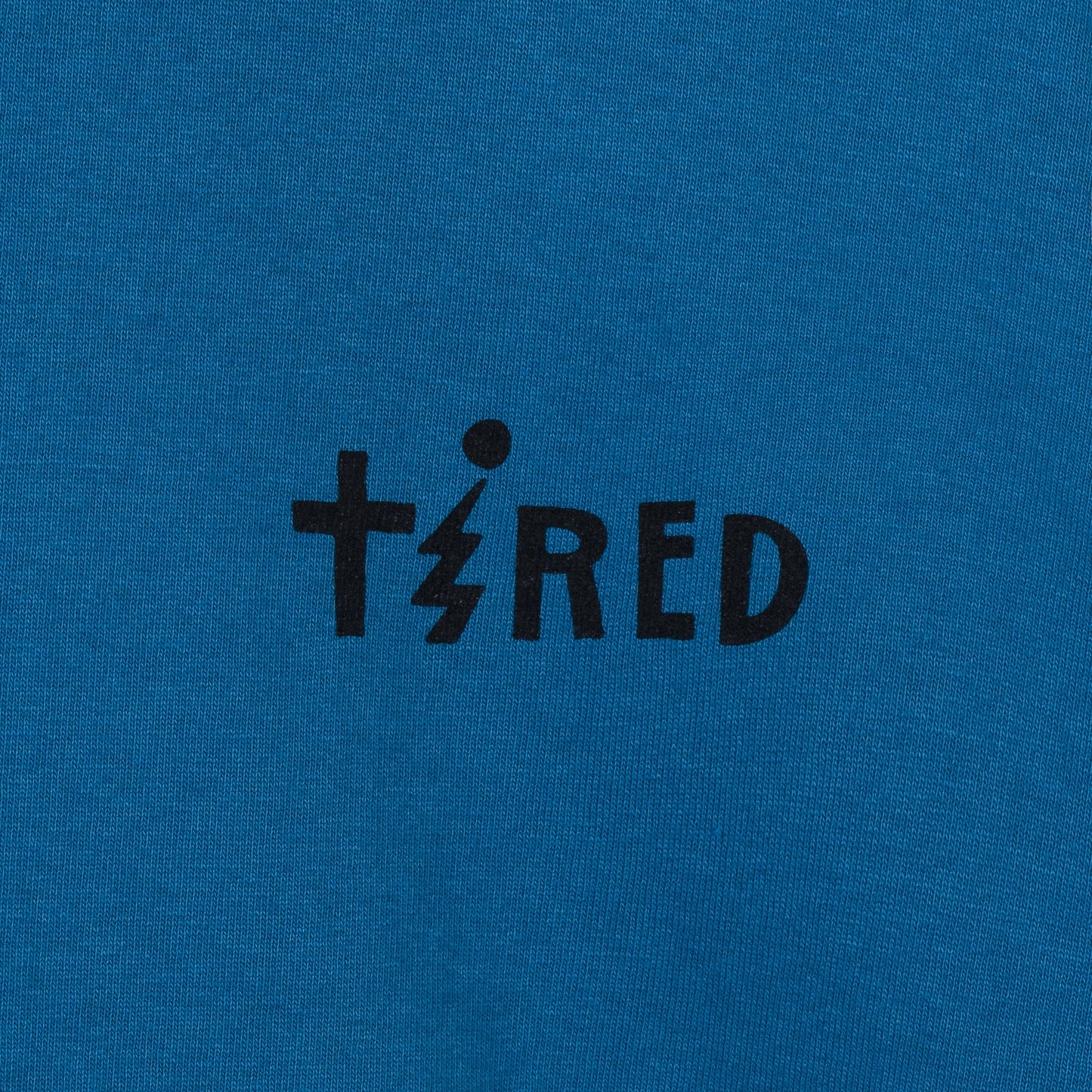 Tired tee L/S Jolt cobalt