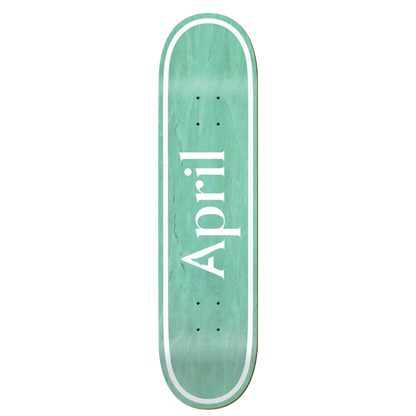April deck OG Logo Invert mint 7.8"