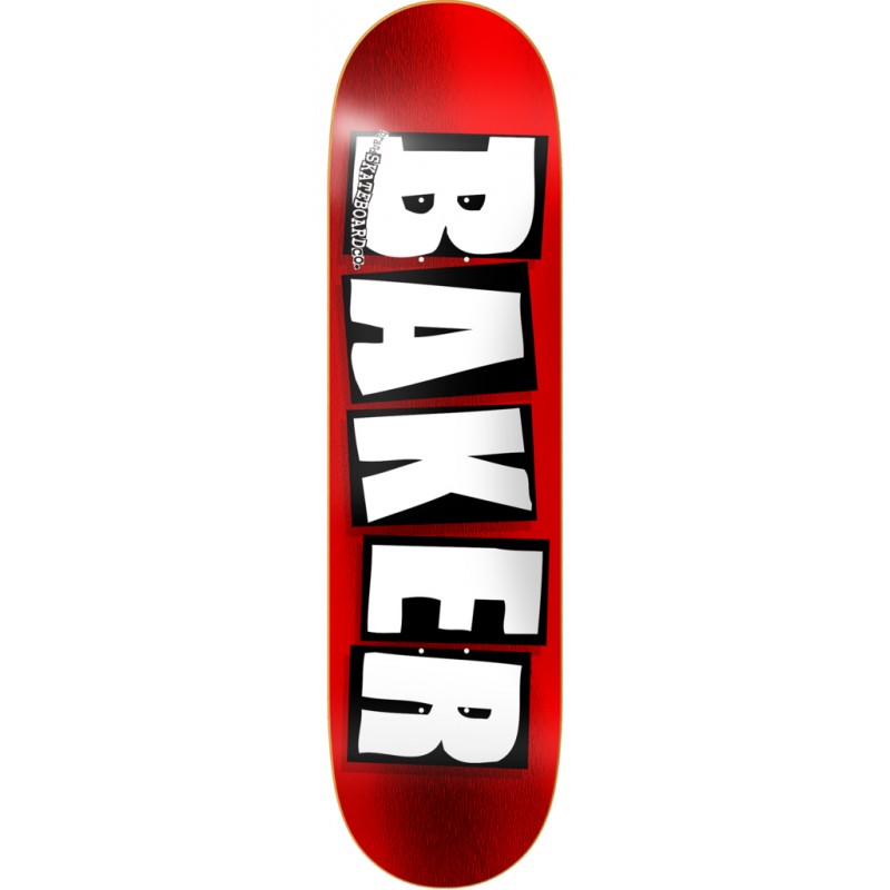 Baker deck Brand Logo red foil 8.25"