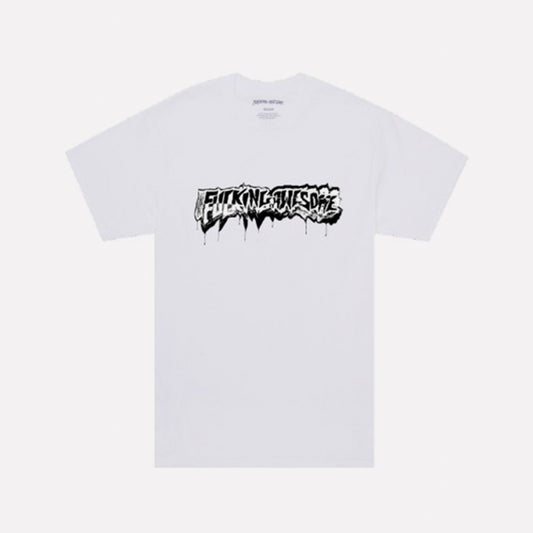 Fucking Awesome tee Dill Cut Up Logo white
