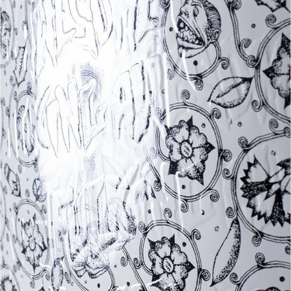Fucking Awesome deck Flower face ivory black 8"