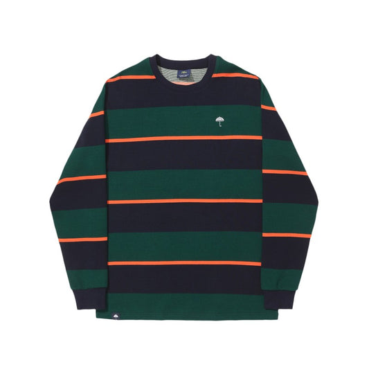 Hélas tee L/S Bands navy green