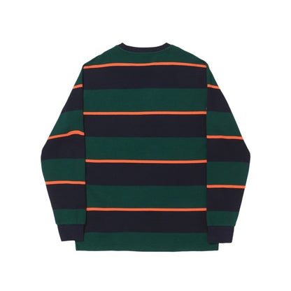 Hélas tee L/S Bands navy green
