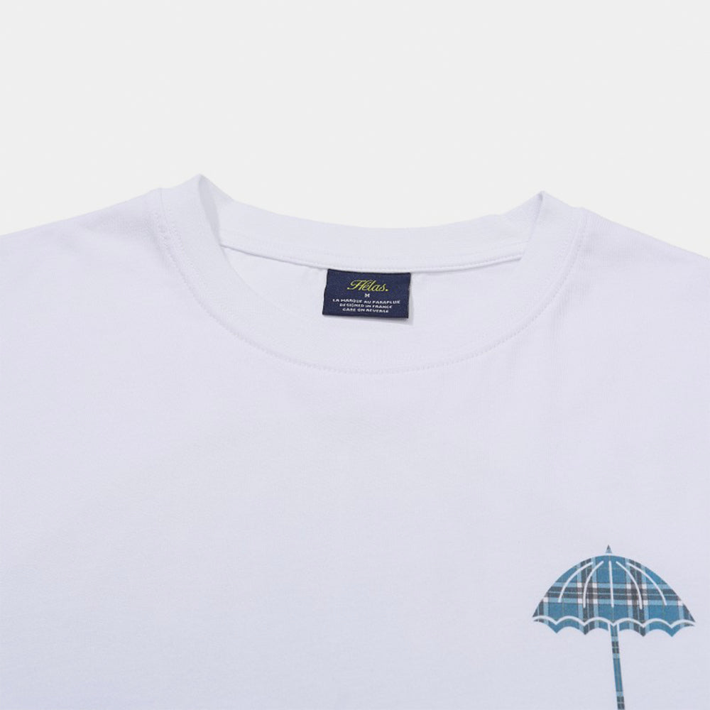 Hélas tee Plaid white