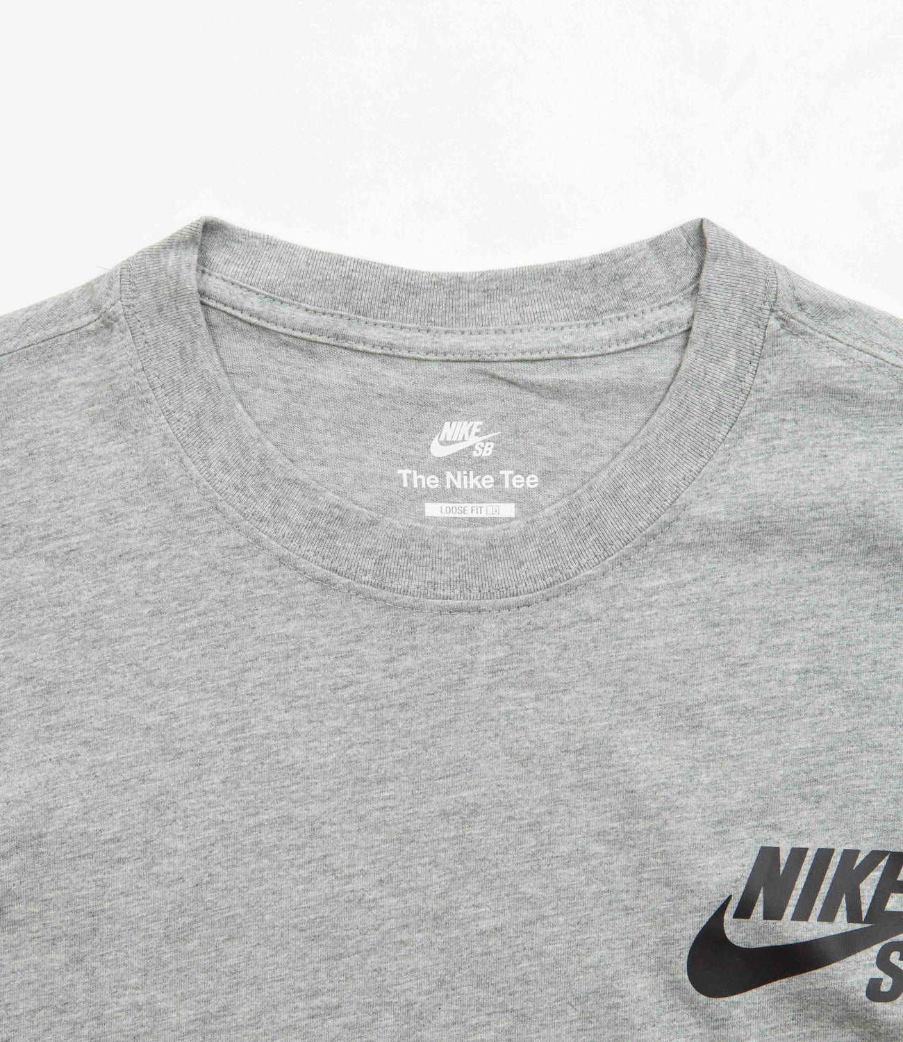 Nike SB tee Logo dark grey heather black