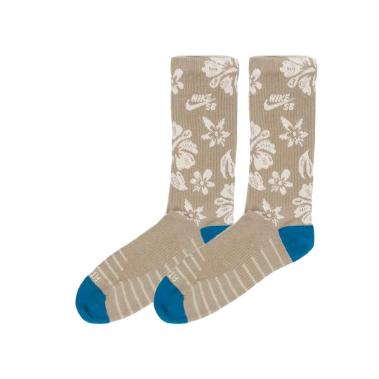 Nike SB socks Hawai khaki nep graphic