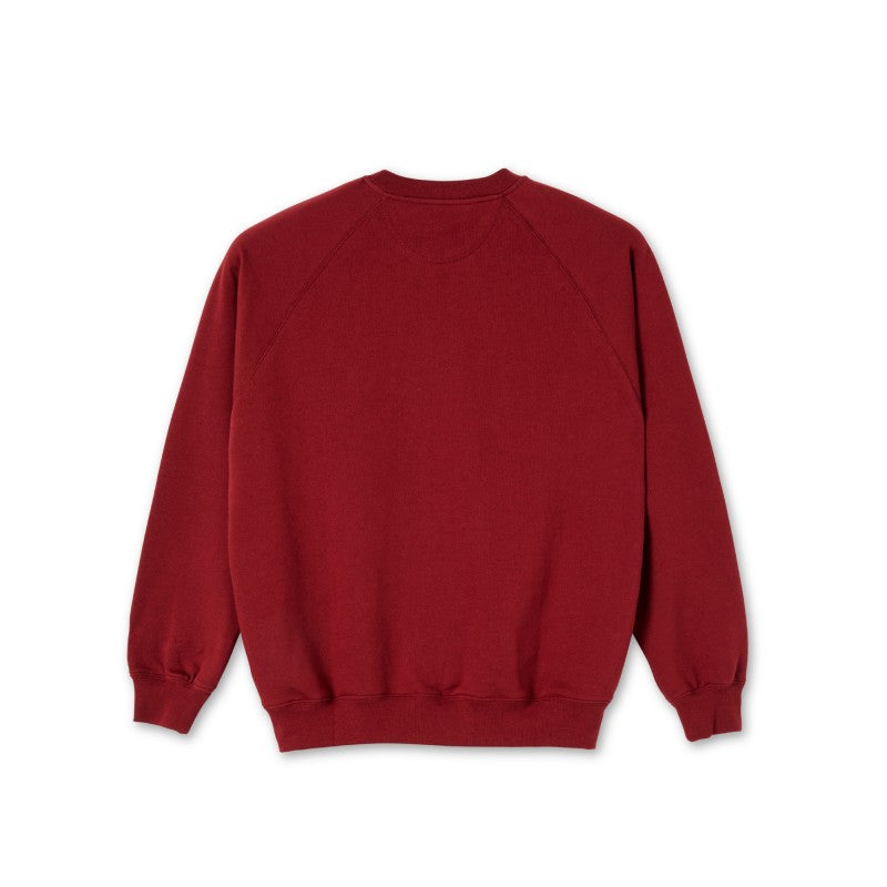 Polar crewneck Default rich red