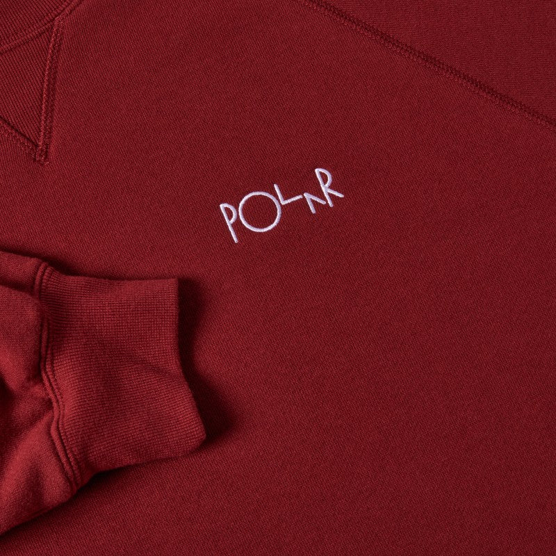 Polar crewneck Default rich red