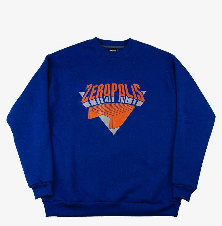 Zeropolis crewneck NBA Logo blue orange